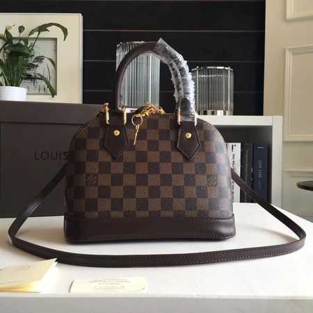 Louis Vuitton Outlet Damier Ebene Canvas Alma BB N53152