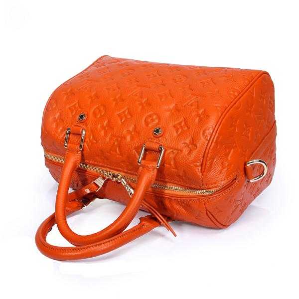 Louis Vuitton Outlet monogram empreinte speedy bandouliere 25 handbag M40758 orange