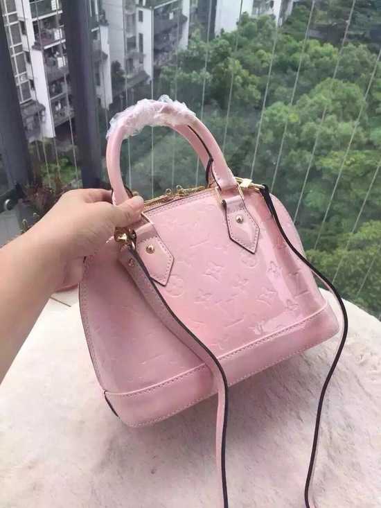 Louis Vuitton Outlet Monogram Vernis Tote Bag 96169 Pink