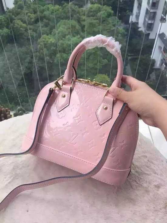 Louis Vuitton Outlet Monogram Vernis Tote Bag 96169 Pink