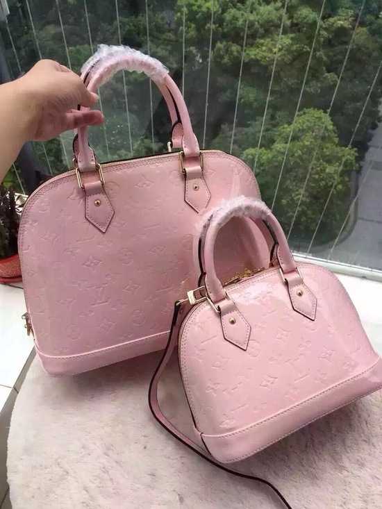 Louis Vuitton Outlet Monogram Vernis Tote Bag 96169 Pink