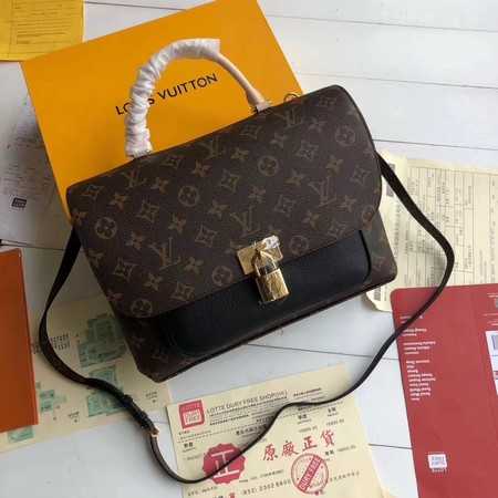 Louis Vuitton Outlet original Monogram Canvas marignan M44259 black