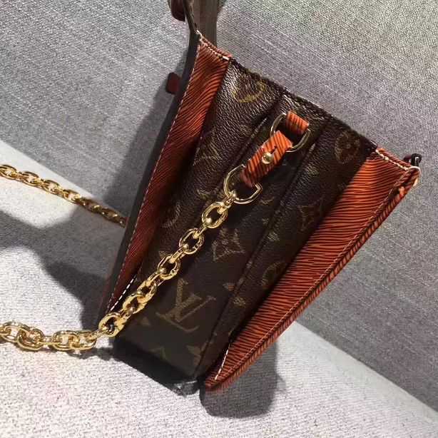 2017 Louis Vuitton Outlet original leather fashion show metis mm m40780 orange