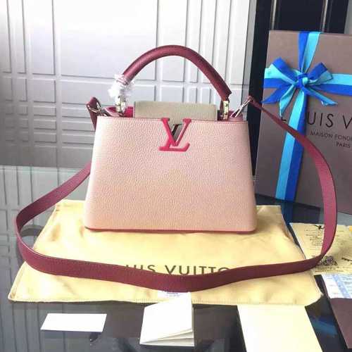 Louis Vuitton Outlet Taurillon Leather Capucines BB M90939 Magnolia