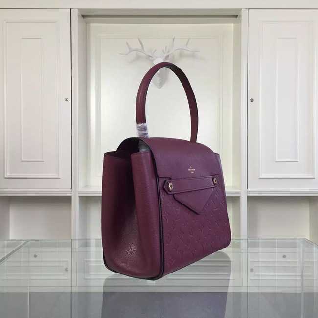 Louis Vuitton Outlet original leather embossing tote bag 50438 purple