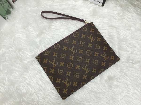 2014 Louis Vuitton Outlet monogram canvas pochette pallas m60609 purple