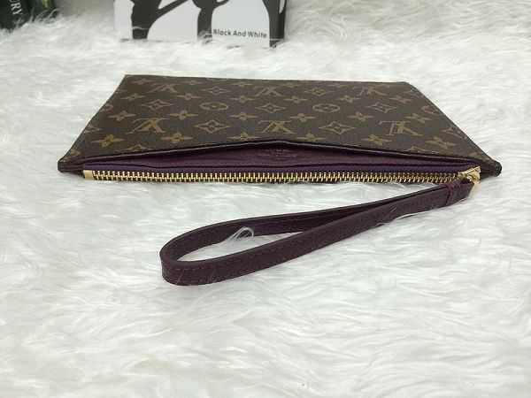 2014 Louis Vuitton Outlet monogram canvas pochette pallas m60609 purple