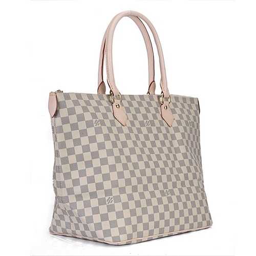 Louis Vuitton Outlet Damier Azur Canvas Saleya MM N51185