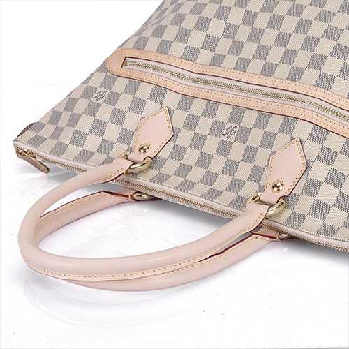 Louis Vuitton Outlet Damier Azur Canvas Saleya MM N51185