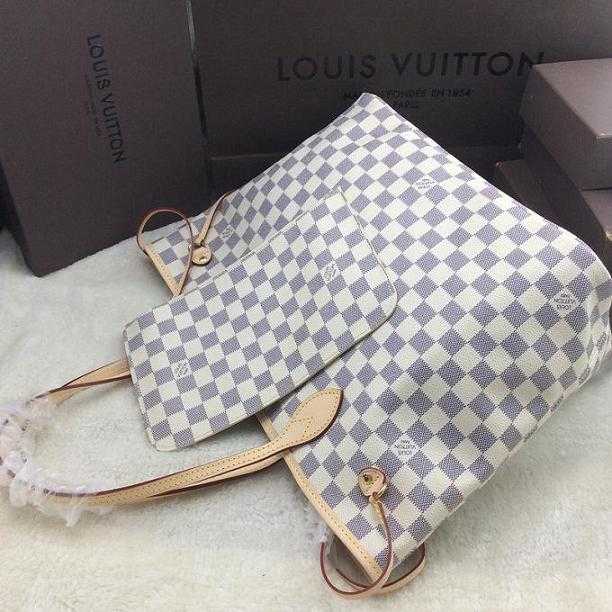 Louis Vuitton Outlet bag damier azur neverfull gm n41360