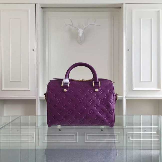 Louis Vuitton Outlet Monogram Empreinte 25CM Tote Bag M91337 Dark Purple