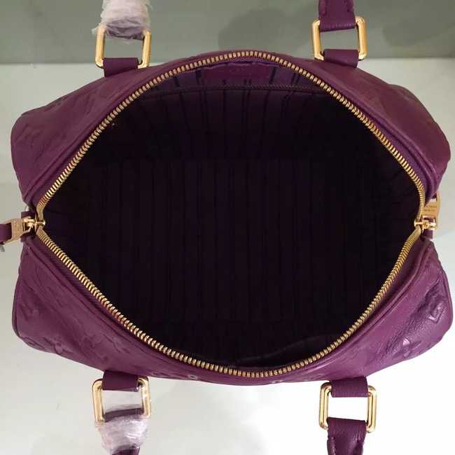 Louis Vuitton Outlet Monogram Empreinte 25CM Tote Bag M91337 Dark Purple