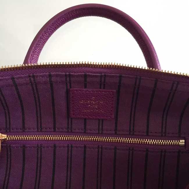 Louis Vuitton Outlet Monogram Empreinte 25CM Tote Bag M91337 Dark Purple