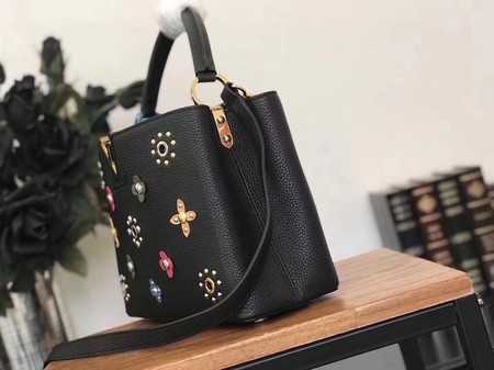 Louis Vuitton Outlet mongram flowers M54311 black