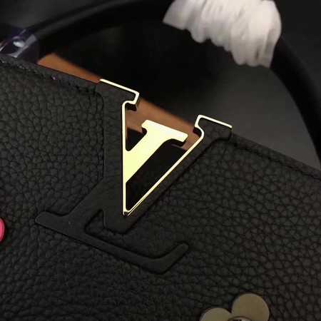 Louis Vuitton Outlet mongram flowers M54311 black