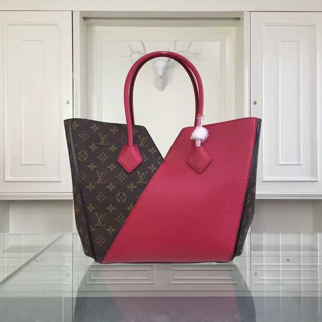 Louis Vuitton Outlet Monogram Canvas KIMONO Tote Bag 40460 Burgundy