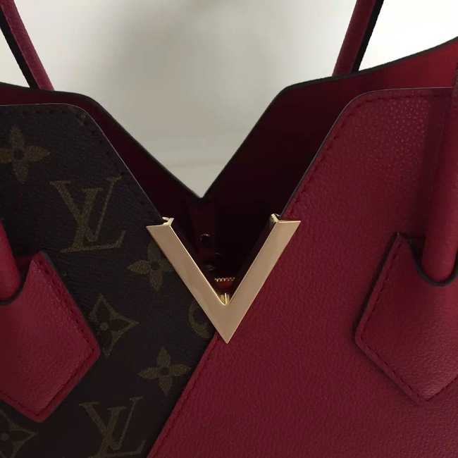 Louis Vuitton Outlet Monogram Canvas KIMONO Tote Bag 40460 Burgundy