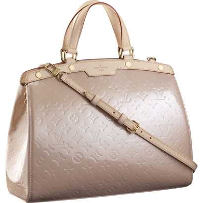 Louis Vuitton Outlet M91618 Monogram Vernis Brea GM Rose Florentin