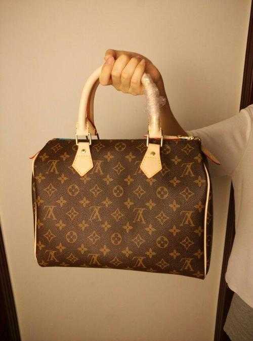 Louis Vuitton Outlet MONOGRAM V SPEEDY 30 Bag M41533 Blue