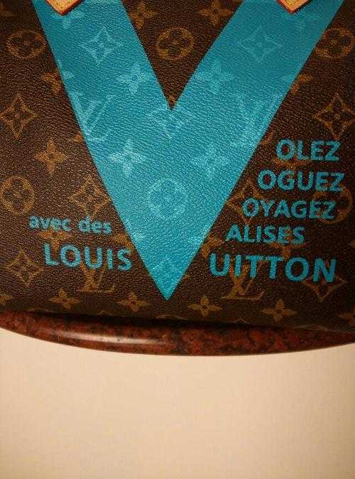 Louis Vuitton Outlet MONOGRAM V SPEEDY 30 Bag M41533 Blue