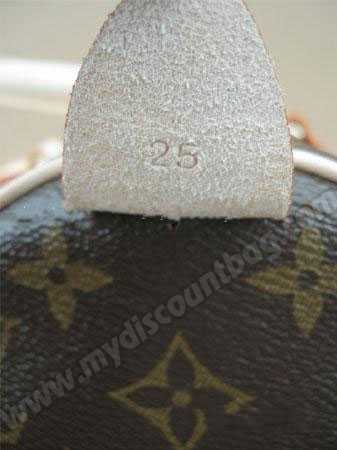 Louis Vuitton Outlet handbag monogram canvas speedy 25 m41528