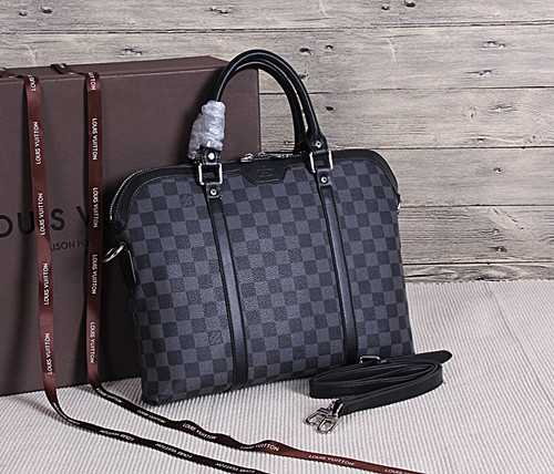 Louis Vuitton Outlet monogram canvas tote bag 41611 black