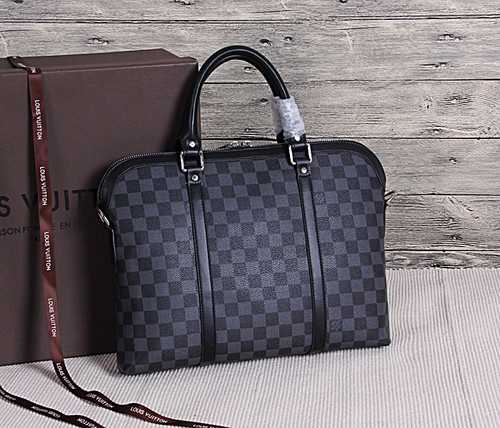 Louis Vuitton Outlet monogram canvas tote bag 41611 black