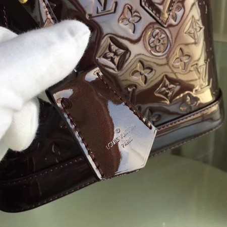 Louis Vuitton Outlet original Monogam vernis Alma BB M91606 Coffee