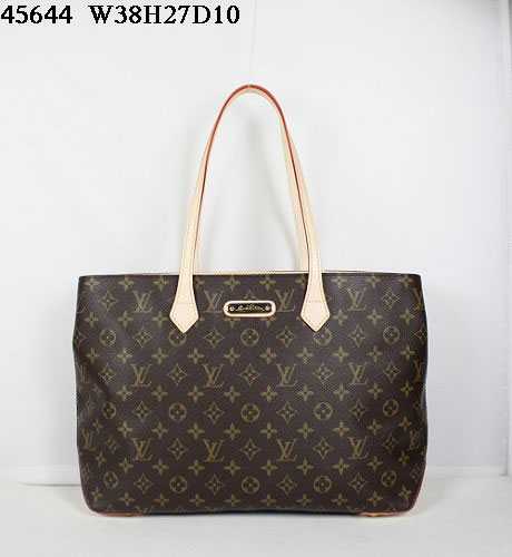 Louis Vuitton Outlet handbag monogram canvas wilshire mm m45644