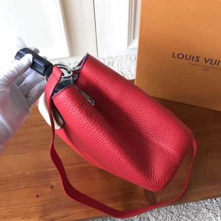 Louis Vuitton Outlet original taurillon leather Capucines BB M94517 red