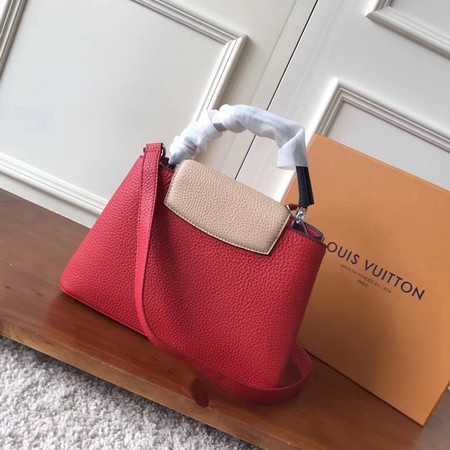 Louis Vuitton Outlet original taurillon leather Capucines BB M94517 red