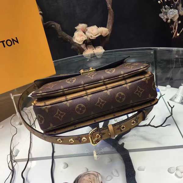 2017 Louis Vuitton Outlet original pochette metis monogram reverse canvas M41465