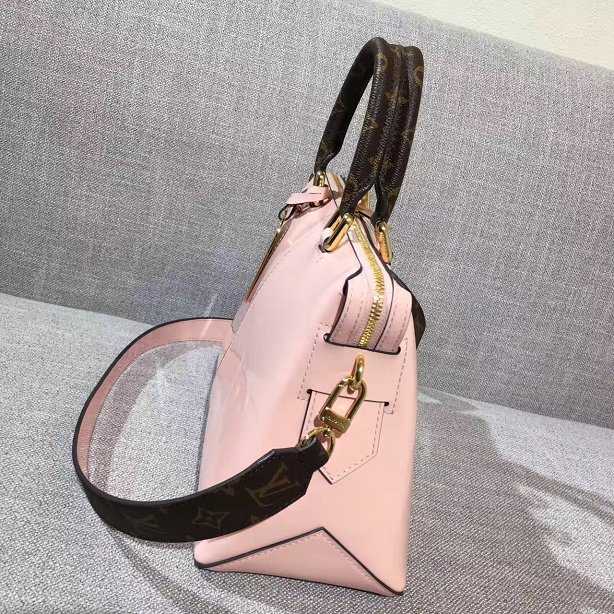 2017 Louis Vuitton Outlet tote miroir vernis original leahter M54639 pink