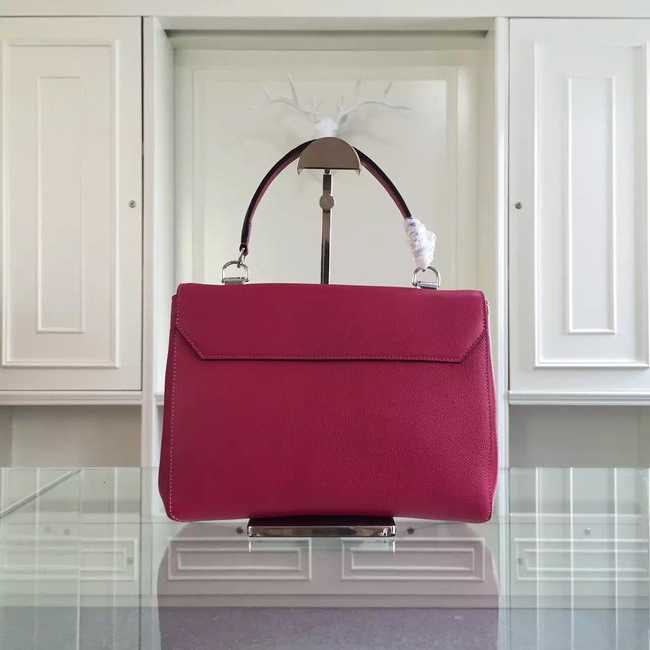 Louis Vuitton Outlet original litchi leather tote bag 50250 burgundy