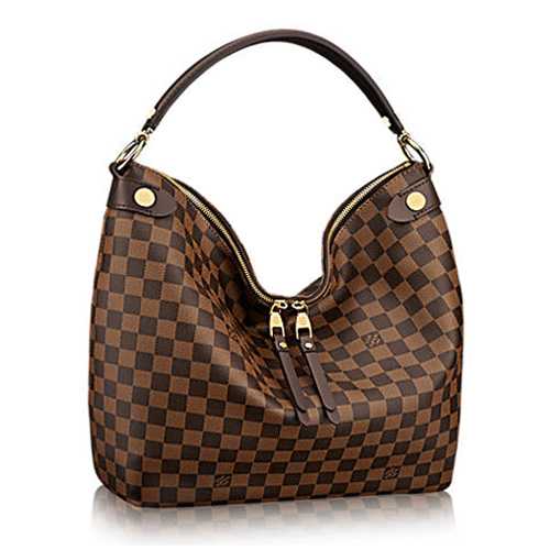 Louis Vuitton Outlet Damier Ebene Canvas Duomo Hobo N41861