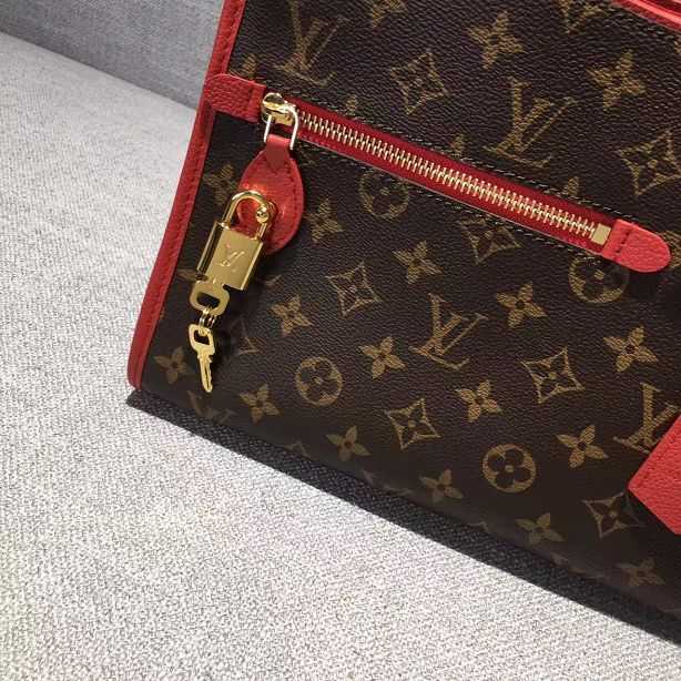 2017 Louis Vuitton Outlet original popincourt pm M43433 red