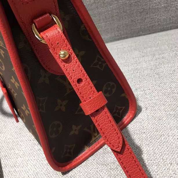 2017 Louis Vuitton Outlet original popincourt pm M43433 red