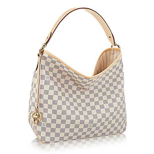 Louis Vuitton Outlet Damier Azur Canvas Delightful MM N41464 Beige