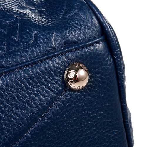 Louis Vuitton Outlet monogram empreinte speedy bandouliere 25 handbag M40762 blue