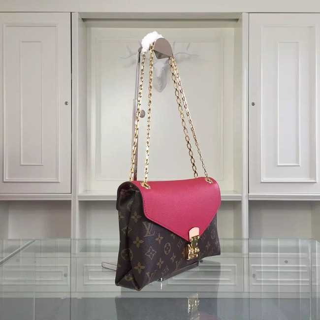 Louis Vuitton Outlet Monogram Canvas Pallas Chain 41246 Burgundy