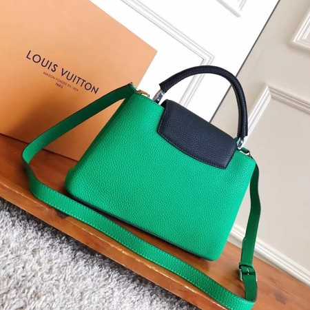 Louis Vuitton Outlet original taurillon leather Capucines BB M94517 green