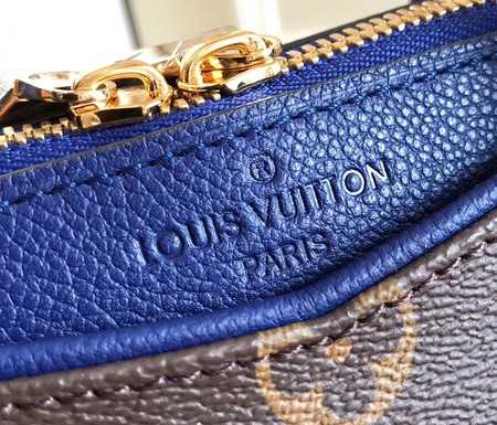 Louis Vuitton Outlet Monogram Canvas Pallas BB Original leather M43476 blue