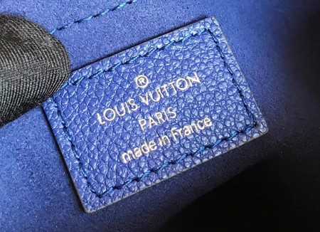 Louis Vuitton Outlet Monogram Canvas Pallas BB Original leather M43476 blue