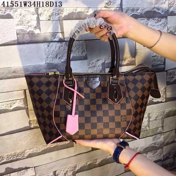 Louis Vuitton Outlet Damier Ebene Canvas CAISSA Tote PM Bag 41551 Cherry