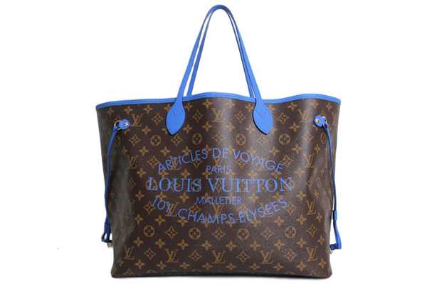 2013 Louis Vuitton Outlet Monogram Canvas Ikat Neverfull mm M40938