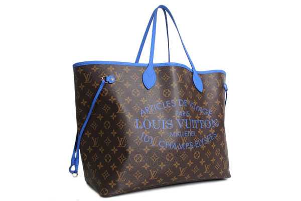 2013 Louis Vuitton Outlet Monogram Canvas Ikat Neverfull mm M40938