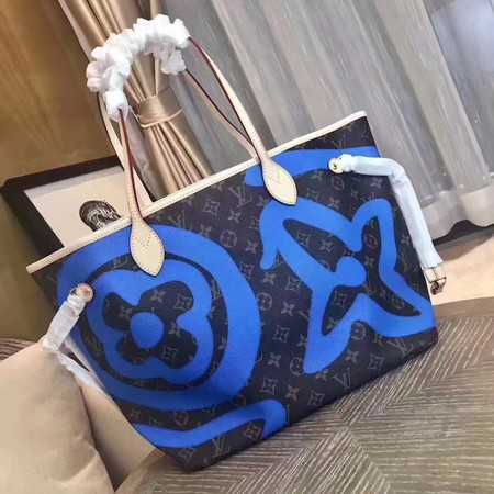 2018Louis Vuitton Outlet MONOGRAM Canvas MM41050 blue