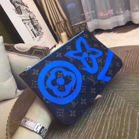 2018Louis Vuitton Outlet MONOGRAM Canvas MM41050 blue