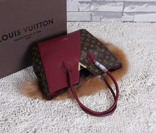 Louis Vuitton Outlet Monogram Canvas KIMONO Bag 40458 Burgundy