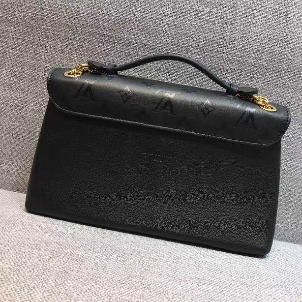 2017 Louis Vuitton Outlet original leather very chain bag M42899 black